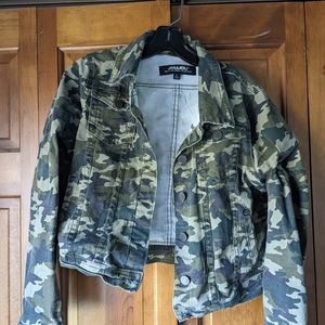 Joujou denim camo jacket